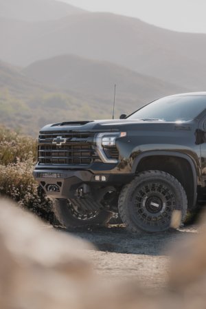 Chevrolet Silverado 2500 Front Bumper - DV8 Offroad - Spec Series - Black - `24-`26